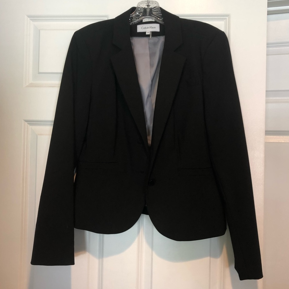 Black Calvin Klein Women’s Blazer Suit Jacket Sz10